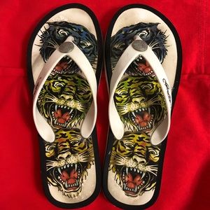 Ed Hardy Flip Flops